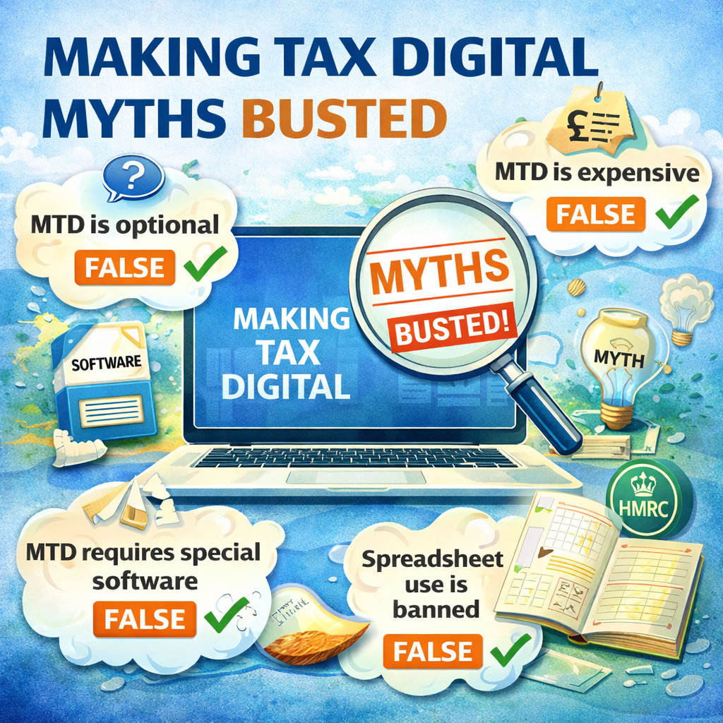 Making Tax Digital myths busted illustration